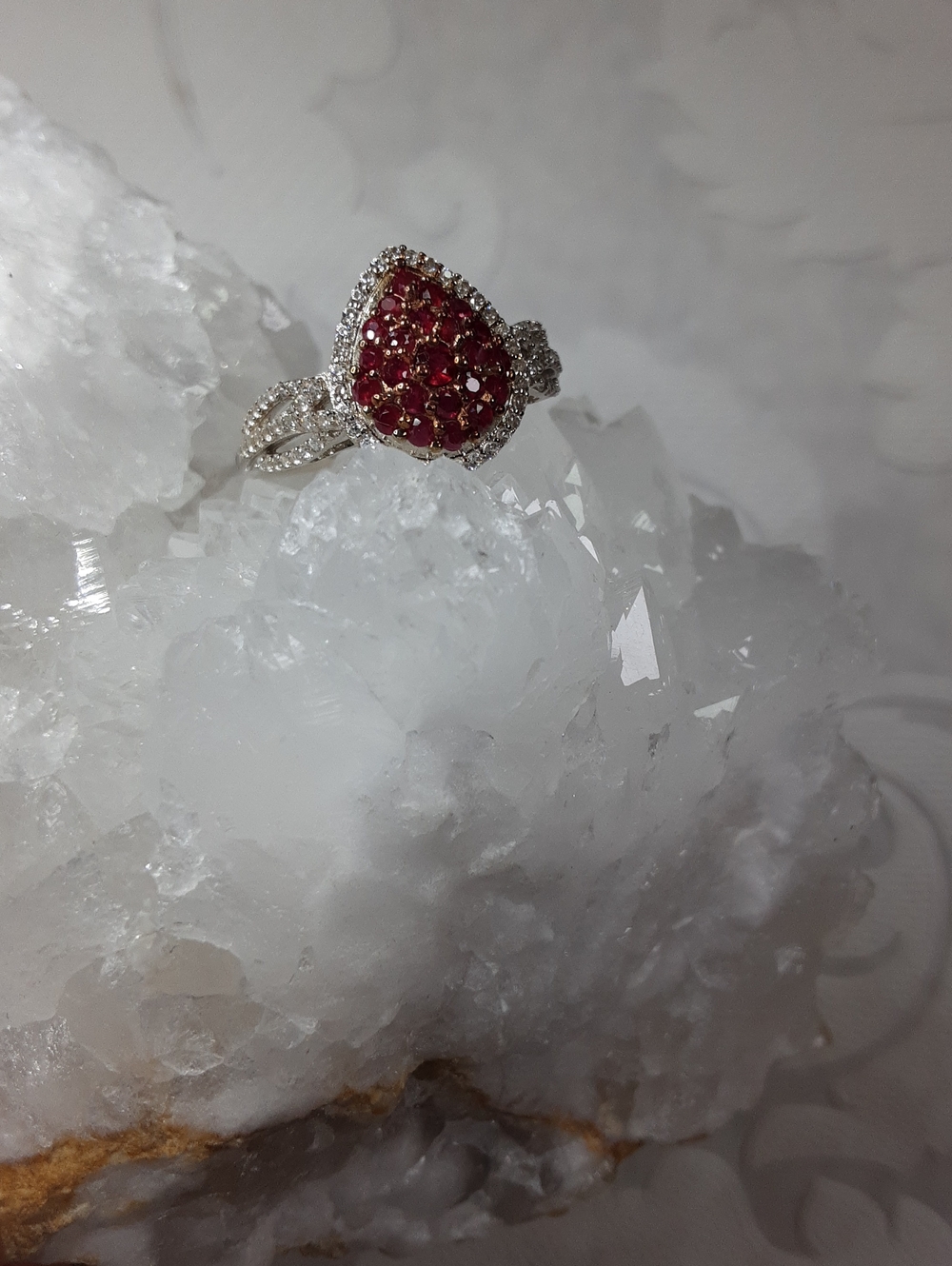925 ruby ring - Picture 4 of 5